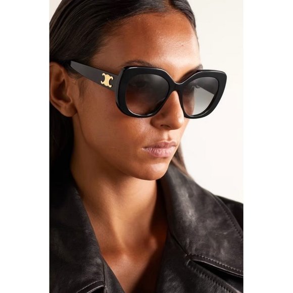 ? NEW Celine Triomphe Black Butterfly Sunglasses main image 8
